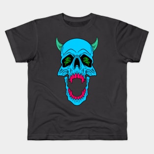 cash eye skull Kids T-Shirt